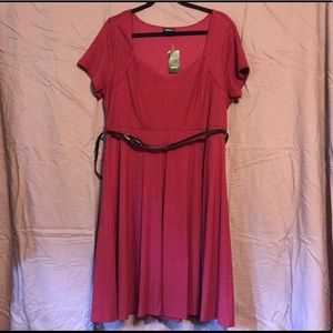Red Skater Dress size 2 (Torrid)